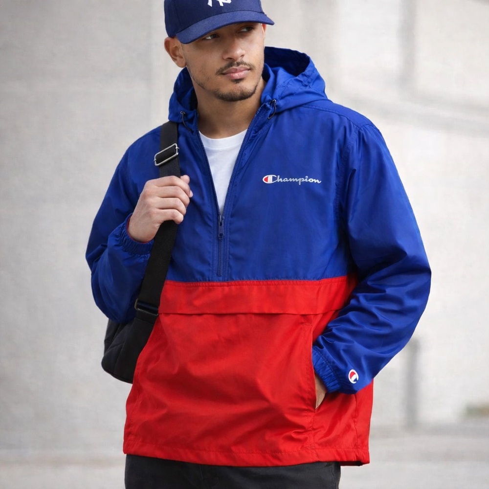 Champion Half Zip Windbreaker